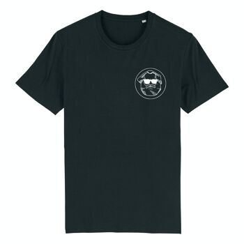 LOGO CLASSIQUE | T-shirt homme 100% coton biologique | NOIR 3
