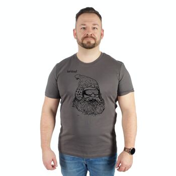 SKIEURS | T-shirt homme 100% coton biologique | ANTHRACITE 1