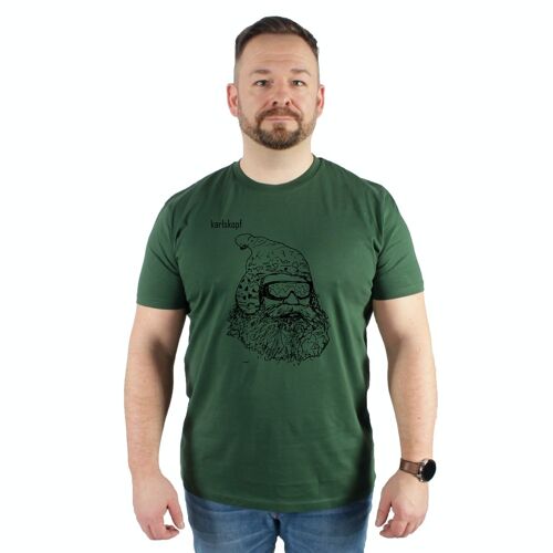 SKIFAHRER | Herren T-Shirt aus 100% Bio-Baumwolle | SOFTGRÜN
