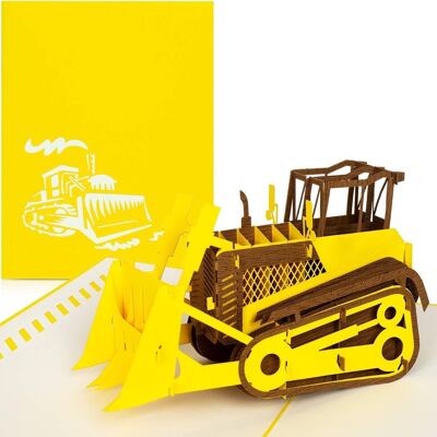 Excavator pop up card