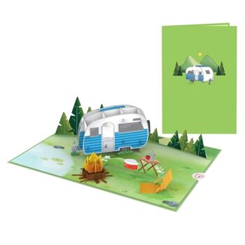 Carte pop-up camping 2