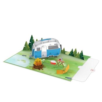 Carte pop-up camping 4
