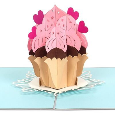 Cupcake pop up card