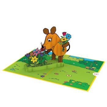 Carte pop-up florale The Mouse® 3