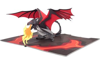Carte pop-up Dragon 4
