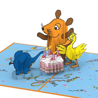 The Mouse® Happy Birthday pop-up card