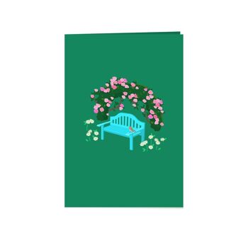 Carte pop-up Jardin de fleurs 5