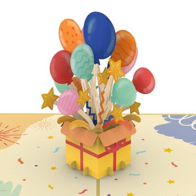 Biglietto pop-up per confezione regalo