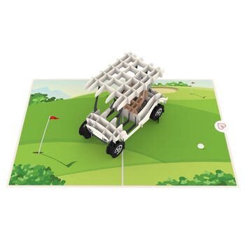 Carte pop-up pour voiturette de golf 4
