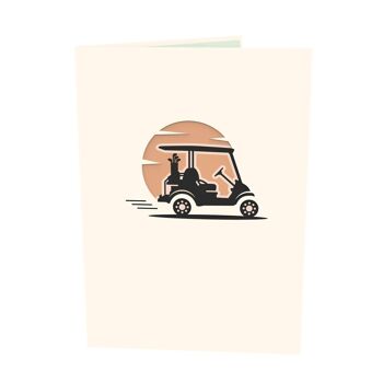 Carte pop-up pour voiturette de golf 5