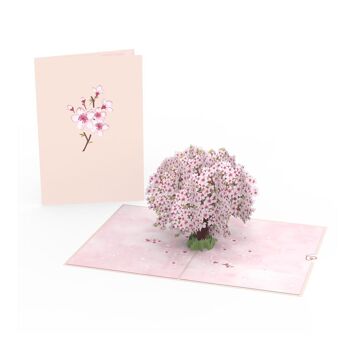 Carte pop-up fleur de cerisier 2