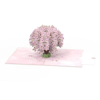 Carte pop-up fleur de cerisier 5