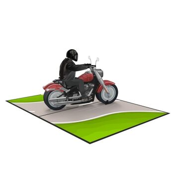 Carte pop-up moto 4