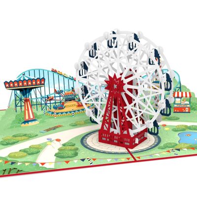Ferris wheel pop up card