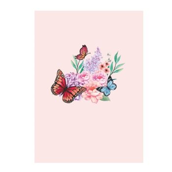 Carte Pop-Up Papillons sur Fleurs 5