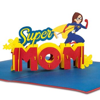Carte Pop Up Super Maman 2