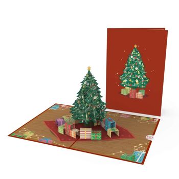 Carte pop-up sapin de Noël 2
