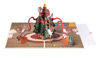 Carte pop-up lutin de Noël 4