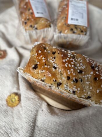 Brioche aux pépites de chocolat 1