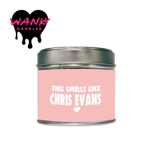 Chris Evans Candle - Chris Evans Fan, Chris Evans Gift, Gift candle, gift for her, gift for him WCT CHRIS EVANS