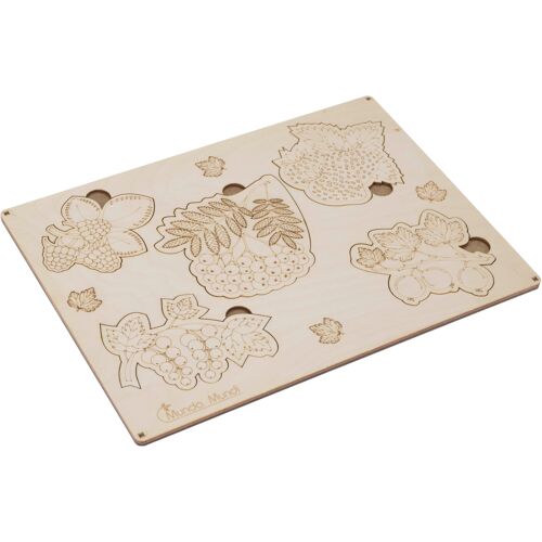 Berries wooden puzzle