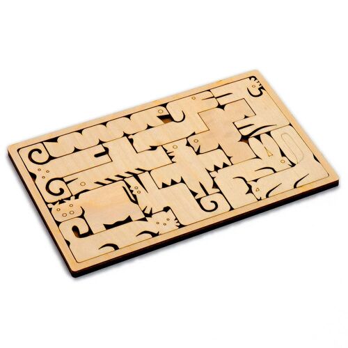 Animals wooden puzzle