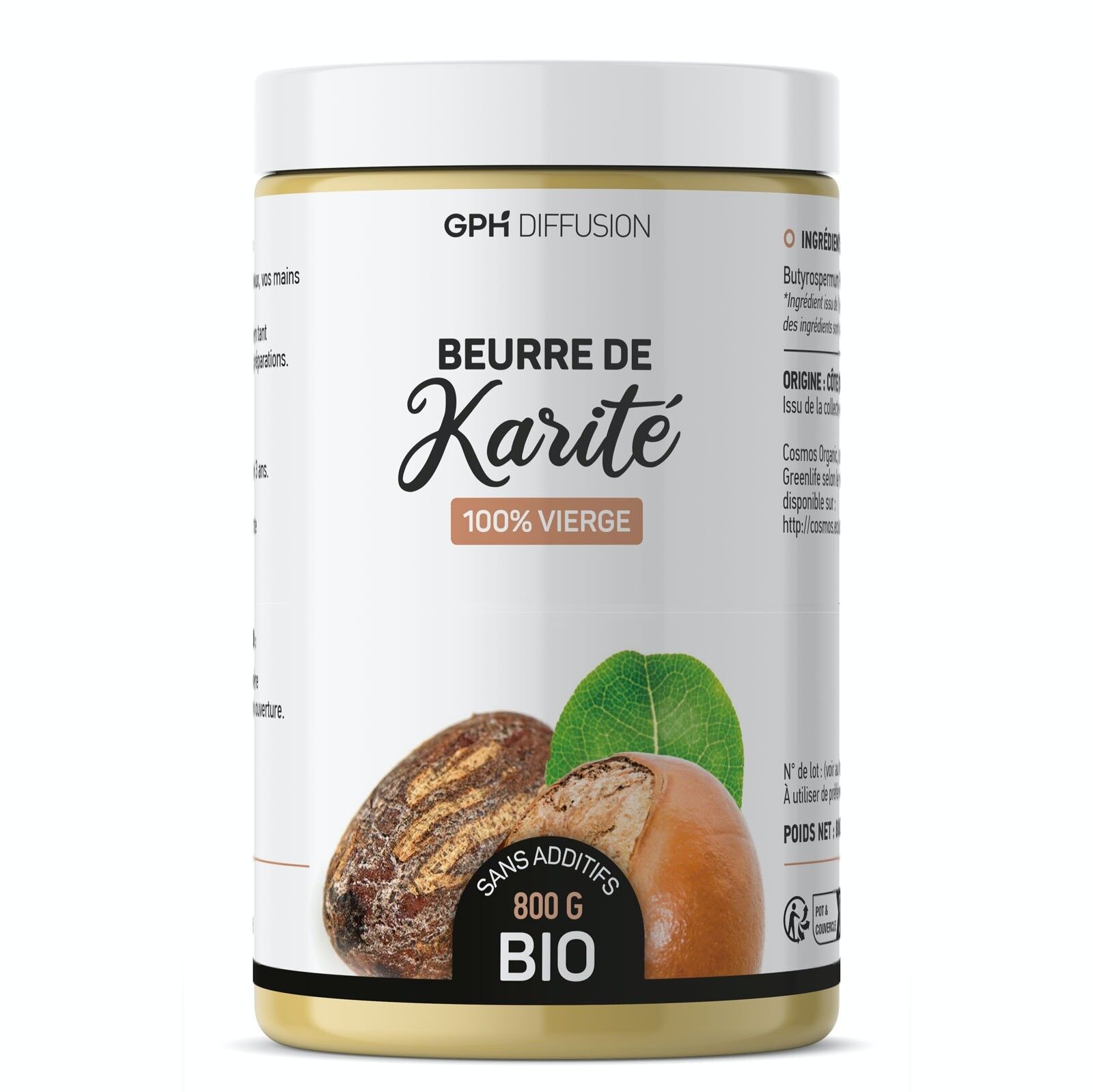 Burro di Karitè Vergine Biologico - 800 g