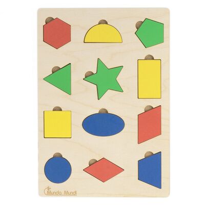 Geometrisches Montessori-Puzzle