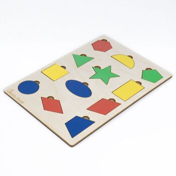 Puzzle géométrique Montessori 3