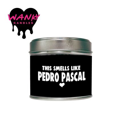 Vela Pedro Pascal - Abanico Pedro Pascal, Regalo Pedro Pascal, Vela regalo, regalo ella, regalo él WCT PEDRO PASCAL