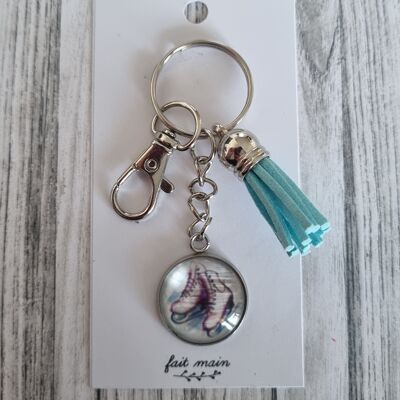 Ice skate keyring