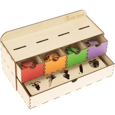 Montessori sorter puzzle Vegetables and Fruits