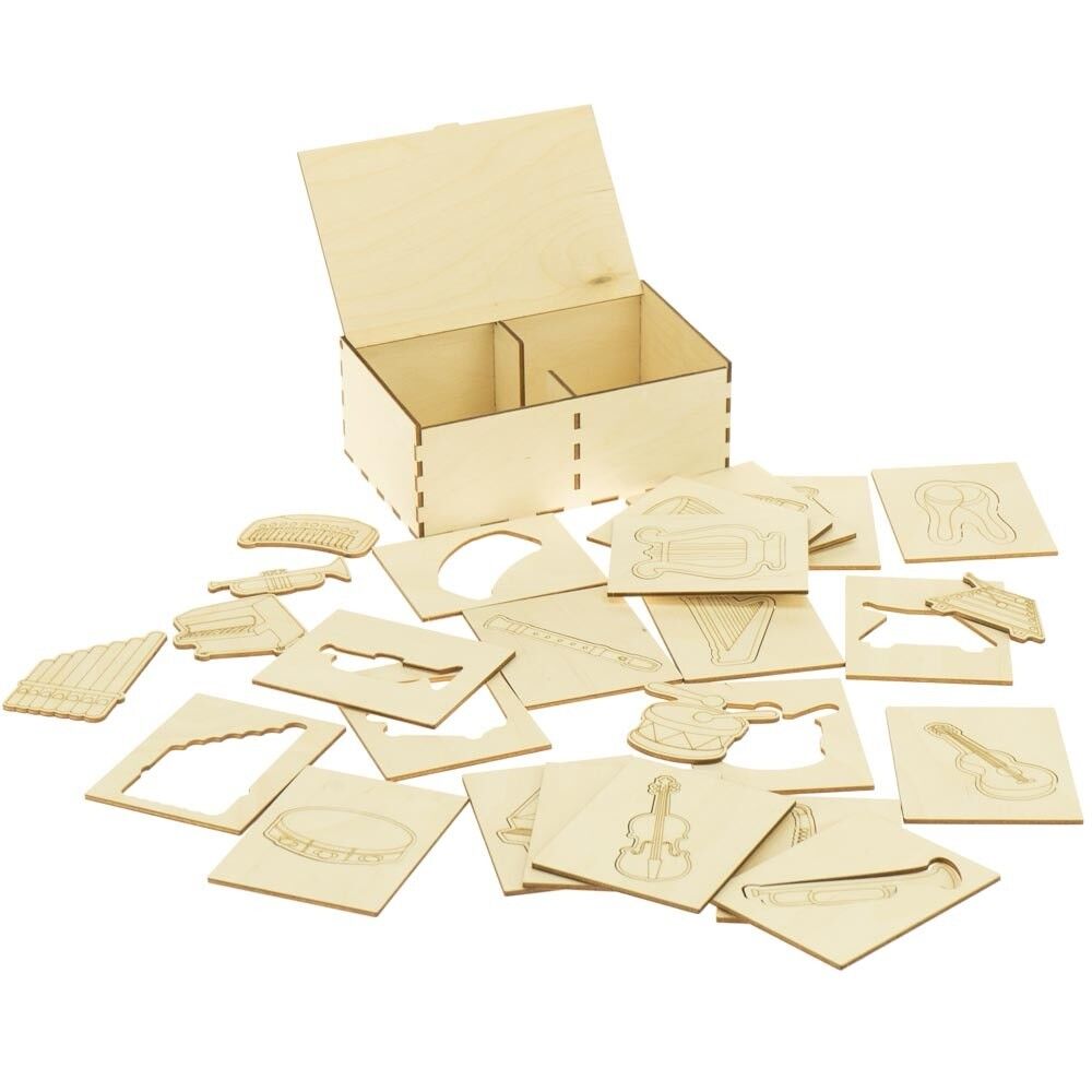 Musikinstrumente Rätsel zur Entwicklung des Wortschatzes