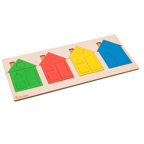 Montessori sorter Houses