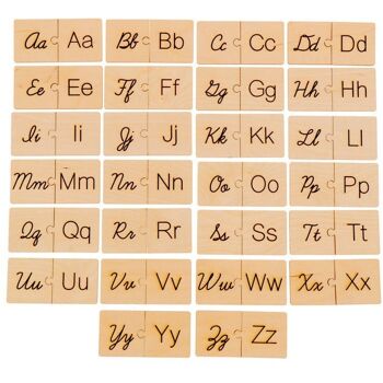 Casse-tête de tuiles de traçage de l'Alphabet latin 1