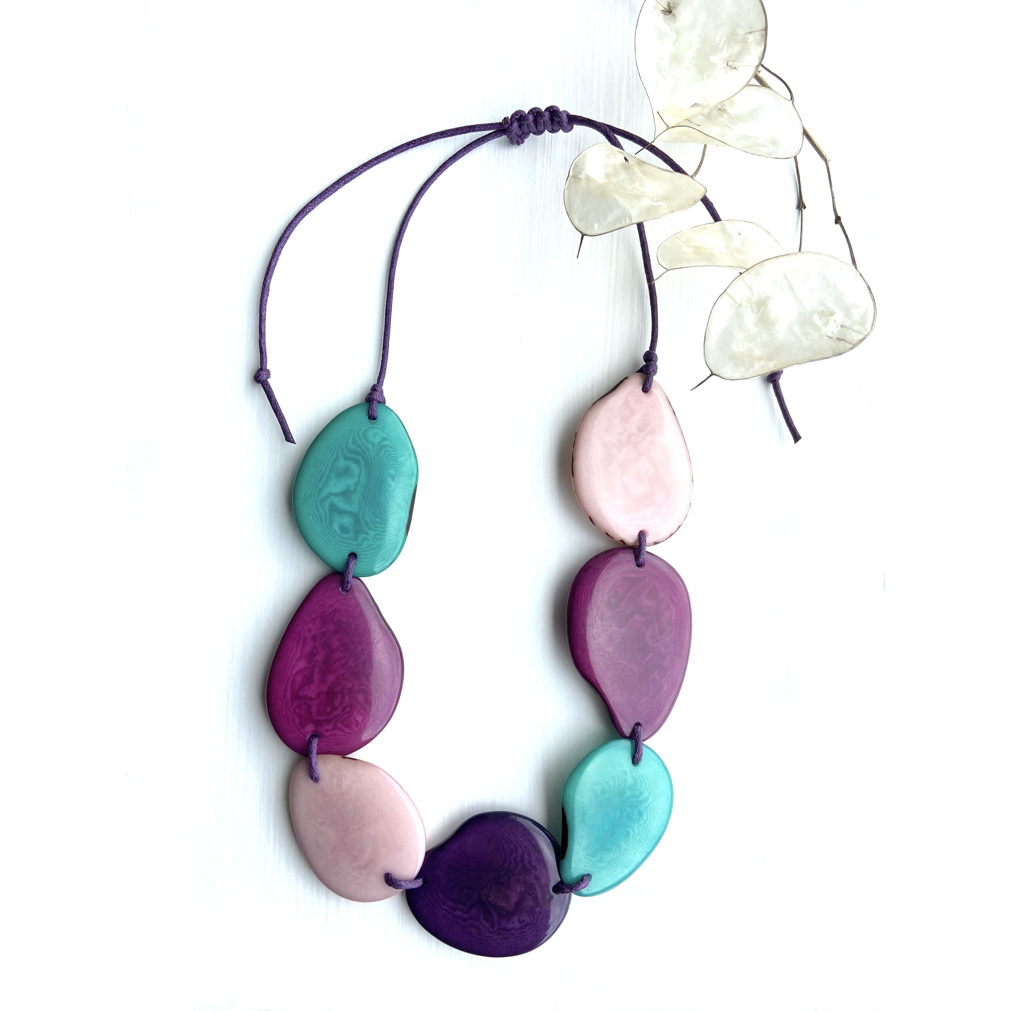 Collana di perline Happy Heather Tagua