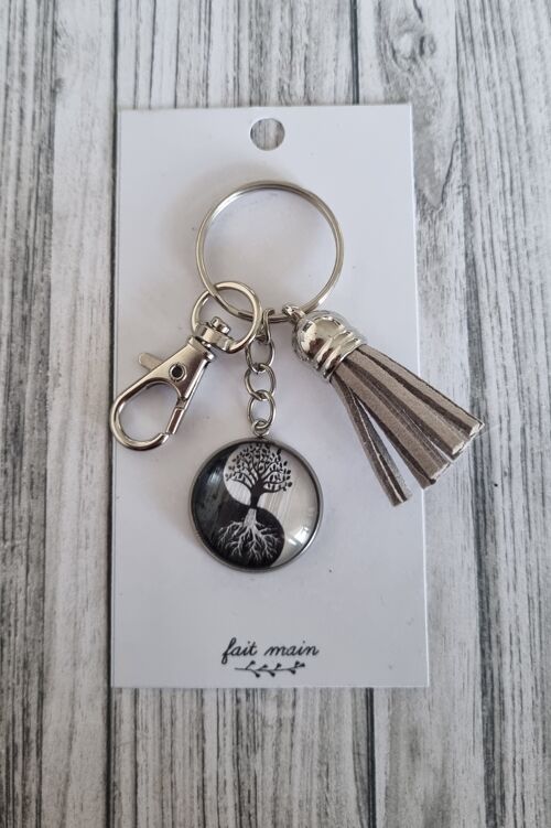 Porte-clés « Ying-yang » arbre de vie