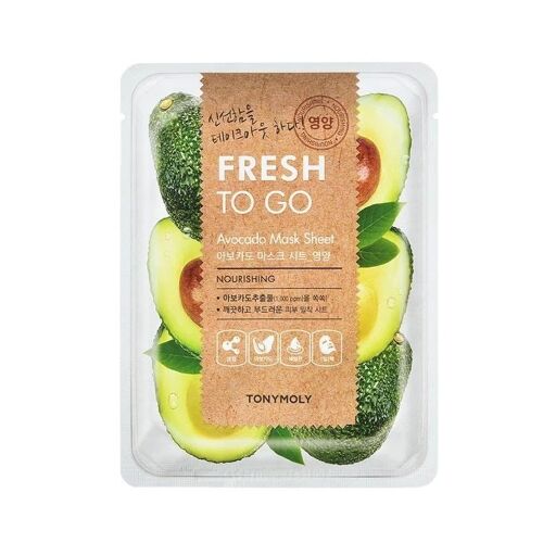 Tony Moly | Masque en tissu visage Fresh to Go – Avocat