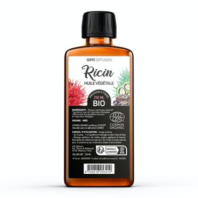 Huile de Ricin Biologique - 250 ml