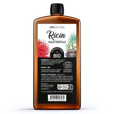 Aceite de ricino orgánico - 1 L