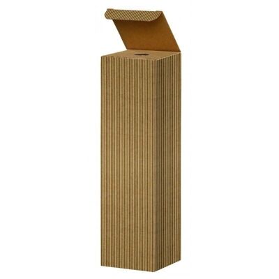 Cardboard case 1 bottle color kraft-2111