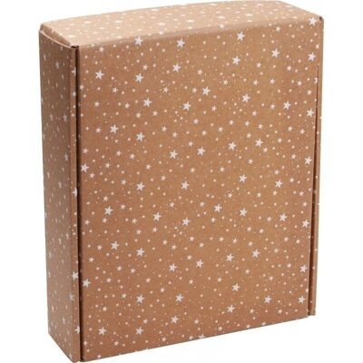 Star pattern cardboard box for 3 bottles-2238
