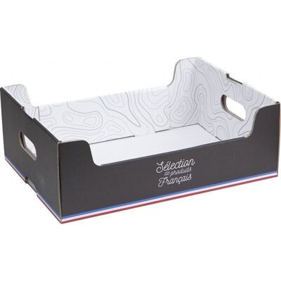 Gray cardboard box FSC French Products-2309