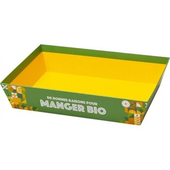 Corbeille carton FSC Manger bio-807B