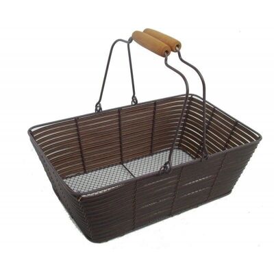 Basket metal and synthetic color chocolate-8554