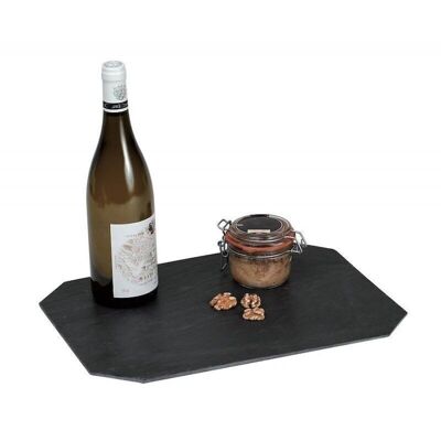 Rectangular tray in real slate-9067