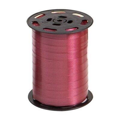 Spool of smooth burgundy bolduc-981B