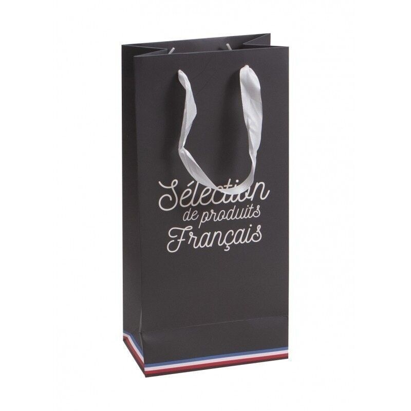 Kartontasche 'Auswahl französischer Produkte' 2 Flaschen-A722