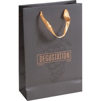 Sac carton 'Degustation' pour 3 bouteilles + fenetre-A733 2