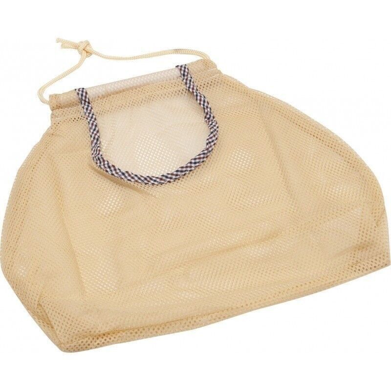 Sac en maille polyester beige-C172